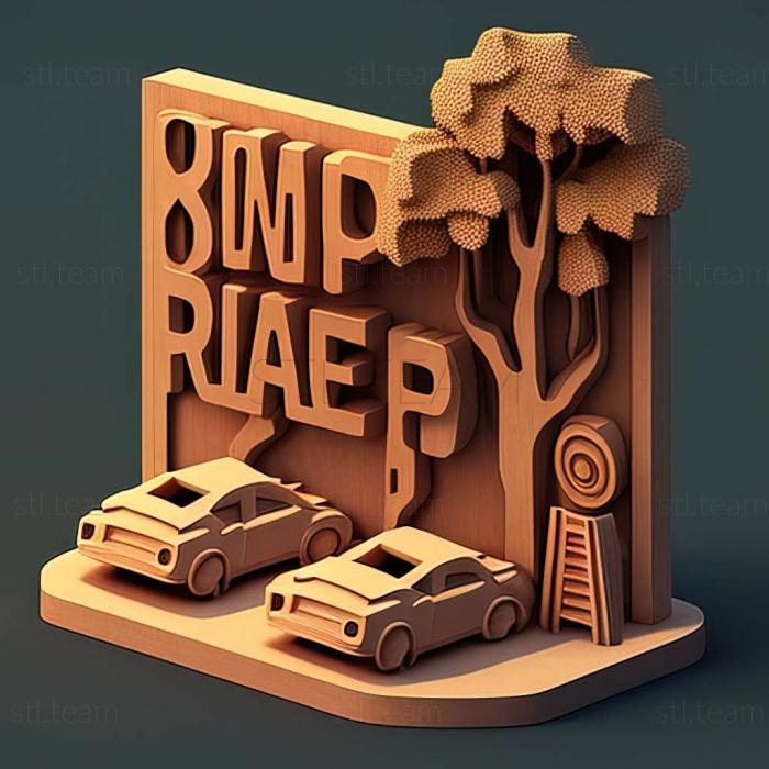 3D модель Автомобильная парковка Многопользовательская игра (STL)